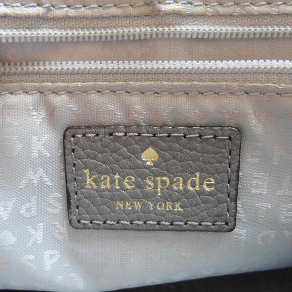 Kate Spade Michela Lewis Drive Suede/Leather Crossbody Purse Bag in Haregrey - Picture 2 of 6